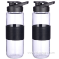 Custom Glass Water Bottle Design With Black Cap